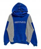 SUPPLIERサプライヤー）の古着「パーカー」｜グレー×ブルー