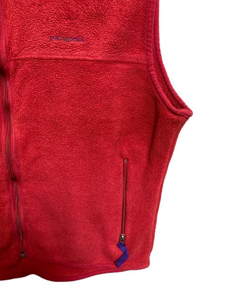 Patagonia（パタゴニア）Patagonia (パタゴニア) フリースベスト レッド サイズ:Mの古着・服飾アイテム