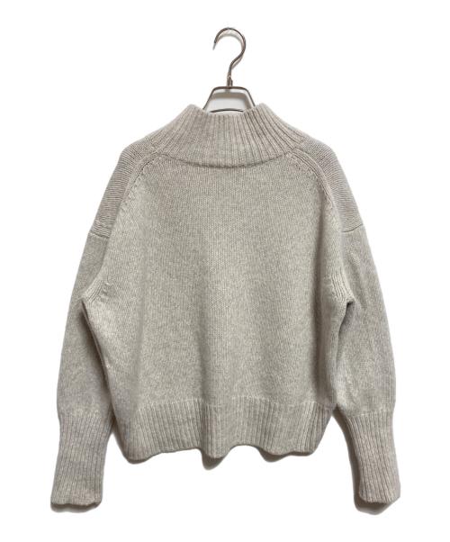 GALERIE VIE（ギャルリーヴィー）GALERIE VIE (ギャルリーヴィー) ファインウール ハイネックプルオーバー ベージュ サイズ:FREEの古着・服飾アイテム