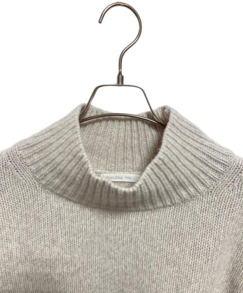 GALERIE VIE（ギャルリーヴィー）GALERIE VIE (ギャルリーヴィー) ファインウール ハイネックプルオーバー ベージュ サイズ:FREEの古着・服飾アイテム