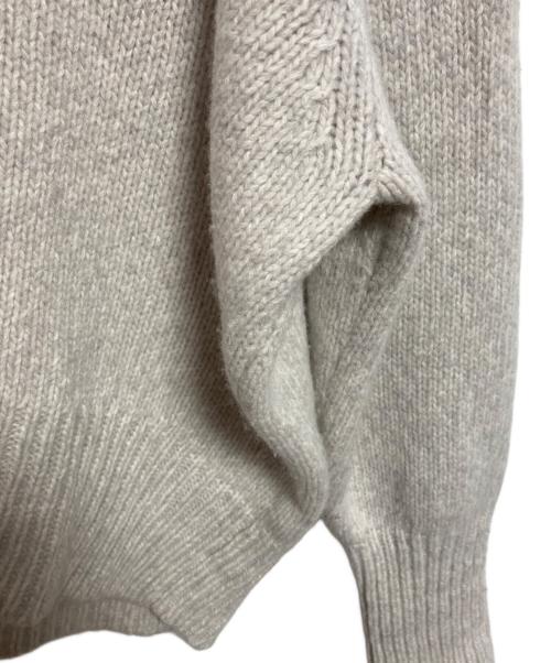 GALERIE VIE（ギャルリーヴィー）GALERIE VIE (ギャルリーヴィー) ファインウール ハイネックプルオーバー ベージュ サイズ:FREEの古着・服飾アイテム