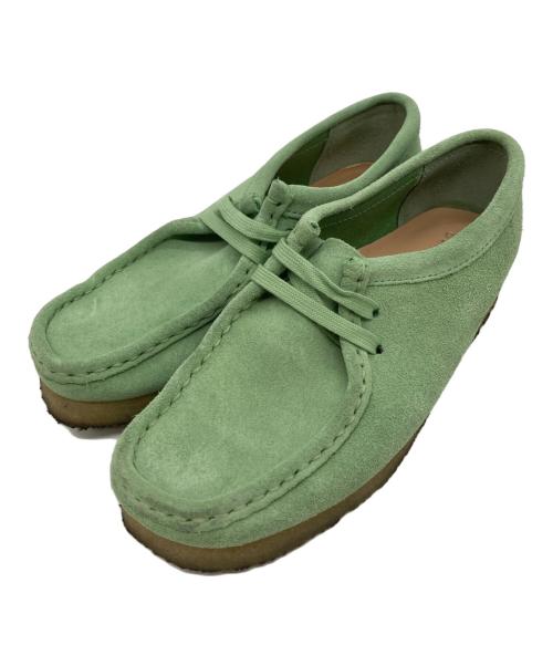 CLARKS（クラークス）CLARKS (クラークス) ワラビーブーツ グリーン サイズ:SIZE UK4の古着・服飾アイテム