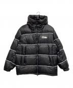 FIRST DOWNファーストダウン）の古着「アウターテープダウンジャケット」｜ブラック