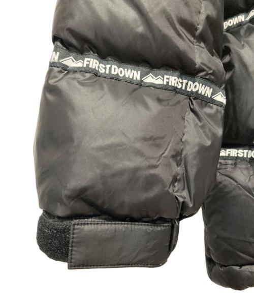 FIRST DOWN（ファーストダウン）FIRST DOWN (ファーストダウン) アウターテープダウンジャケット ブラック サイズ:Lの古着・服飾アイテム