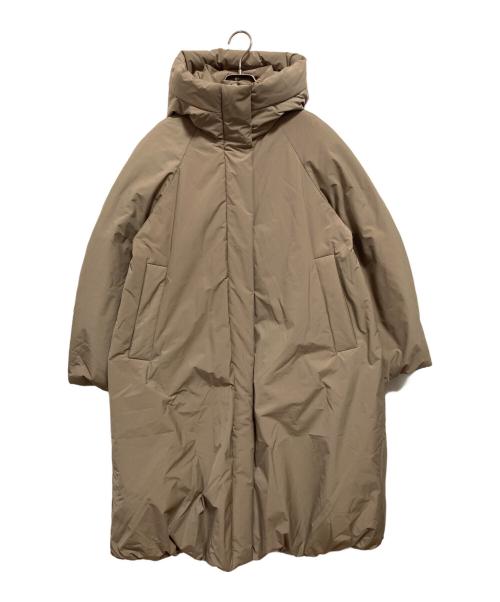CLANE（クラネ）CLANE (クラネ) バルーン フーディ ロングダウンコート カーキ サイズ:SIZE 0の古着・服飾アイテム