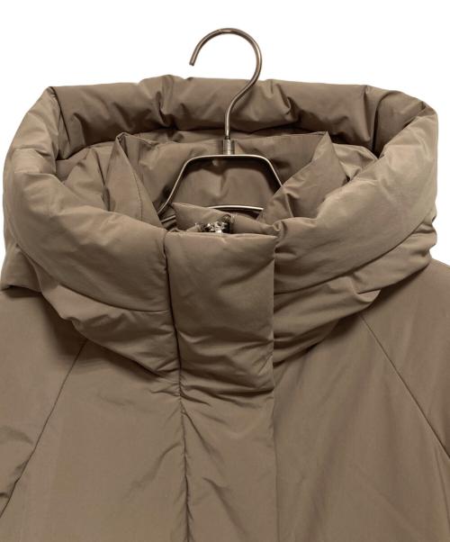 CLANE（クラネ）CLANE (クラネ) バルーン フーディ ロングダウンコート カーキ サイズ:SIZE 0の古着・服飾アイテム