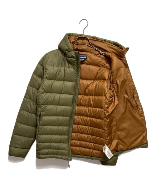 Patagonia（パタゴニア）Patagonia (パタゴニア) ハイロフトダウンフーディ オリーブ サイズ:XSの古着・服飾アイテム