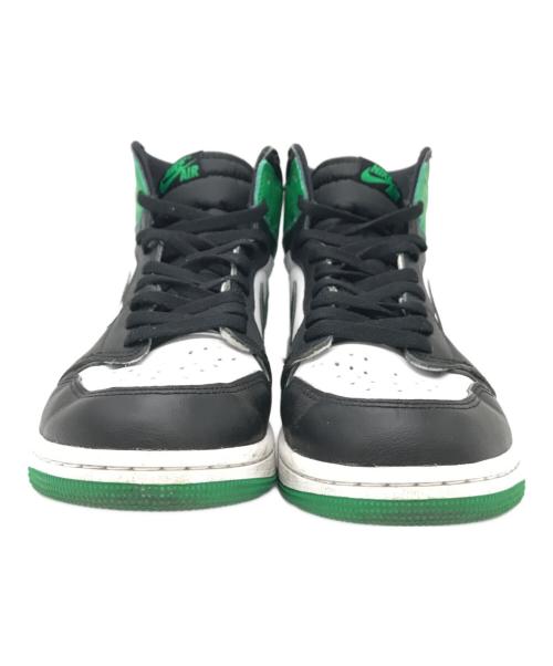 NIKE（ナイキ）NIKE (ナイキ) Air Jordan 1 Retro High OG ブラック×グリーン サイズ:27.5㎝の古着・服飾アイテム