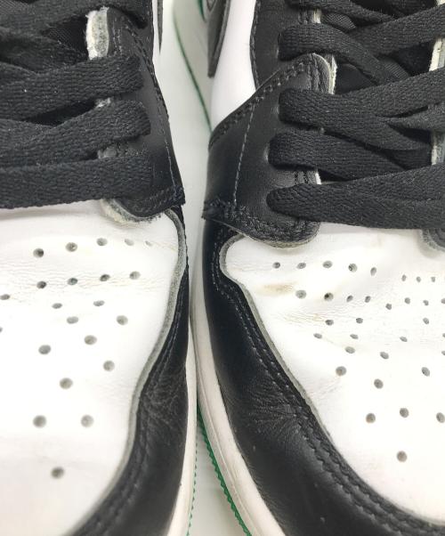 NIKE（ナイキ）NIKE (ナイキ) Air Jordan 1 Retro High OG ブラック×グリーン サイズ:27.5㎝の古着・服飾アイテム