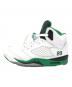 NIKE (ナイキ) Women's Air Jordan 5 Retro ホワイト×グリーン サイズ:27.5㎝：9000円