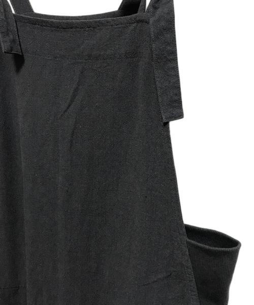 YARRA（ヤラ）YARRA (ヤラ) コットンリネン切替リブサロペット グレー サイズ:FREEの古着・服飾アイテム