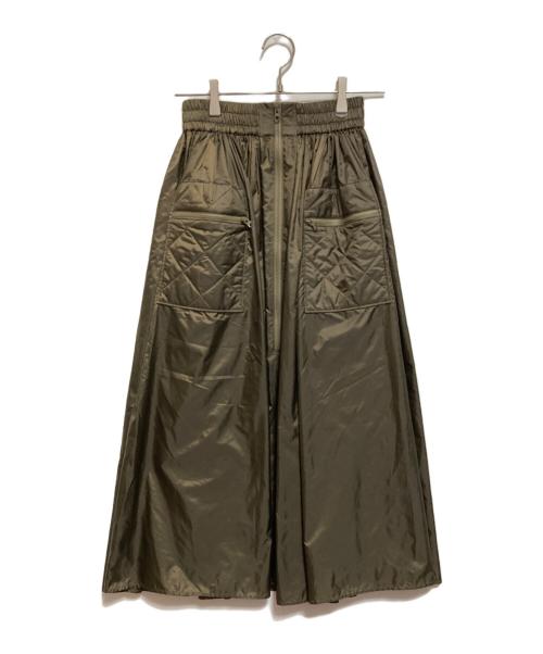 DOUBLE STANDARD CLOTHING（ダブルスタンダードクロージング）DOUBLE STANDARD CLOTHING (ダブルスタンダードクロージング) ESSENTIAL タフタボリュームスカート グリーン サイズ:36の古着・服飾アイテム