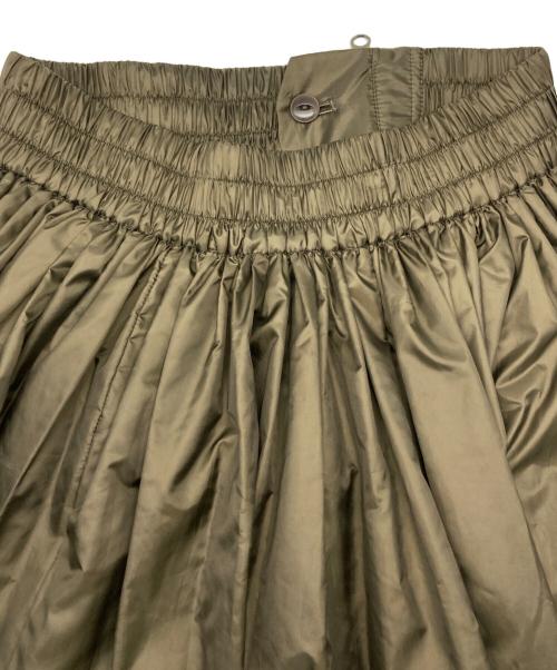 DOUBLE STANDARD CLOTHING（ダブルスタンダードクロージング）DOUBLE STANDARD CLOTHING (ダブルスタンダードクロージング) ESSENTIAL タフタボリュームスカート グリーン サイズ:36の古着・服飾アイテム