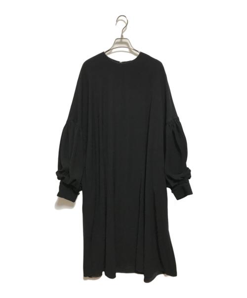 ENFOLD（エンフォルド）ENFOLD (エンフォルド) ミリオーネ HUGE DRESS ブラック サイズ:SIZE 38の古着・服飾アイテム