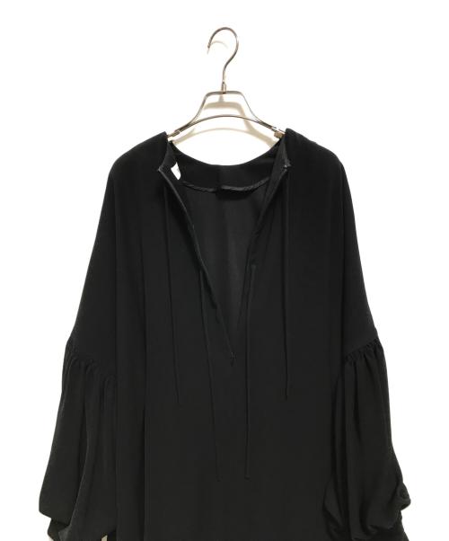 ENFOLD（エンフォルド）ENFOLD (エンフォルド) ミリオーネ HUGE DRESS ブラック サイズ:SIZE 38の古着・服飾アイテム