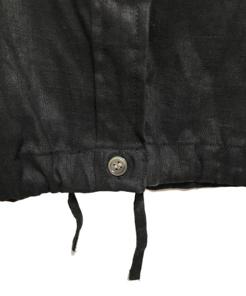FRAMeWORK（フレームワーク）FRAMeWORK (フレームワーク) フレンチリネンドロストシャツ ブラック サイズ:なし（下記参照）の古着・服飾アイテム