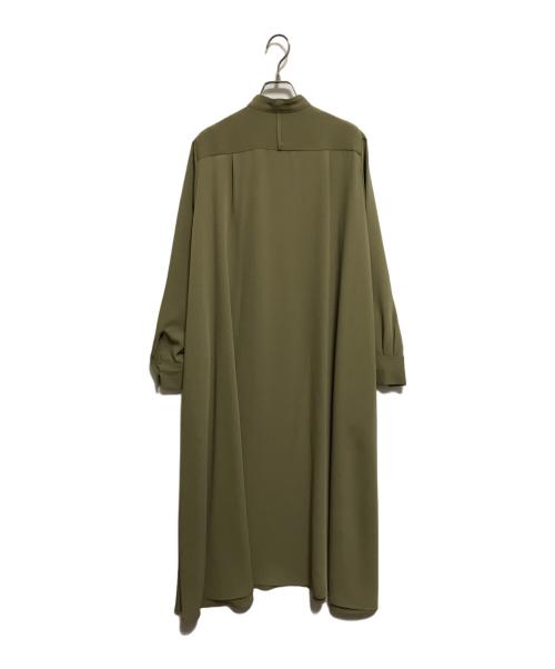 Graphpaper（グラフペーパー）Graphpaper (グラフペーパー) Satin band collar dess オリーブ サイズ:SIZE 00の古着・服飾アイテム
