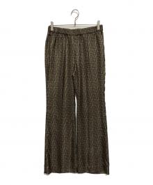 AP STUDIO（エーピーストゥディオ）の古着「モノグラムプリントパンツ」｜ブラウン