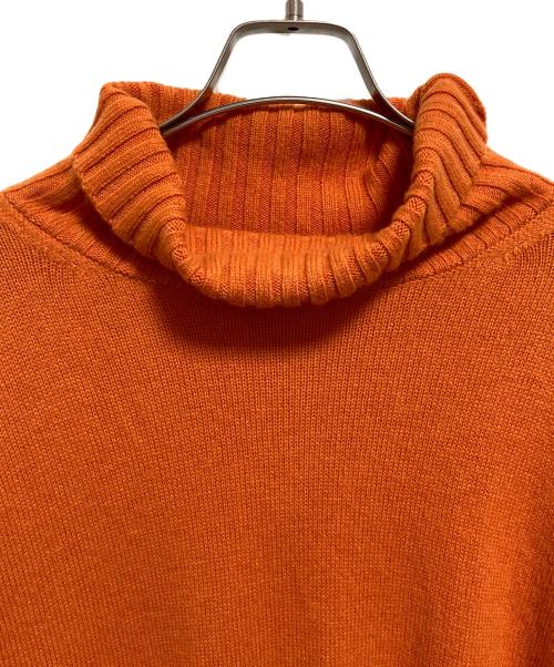 journal standard L'essage（ジャーナルスタンダード レサージュ）journal standard L'essage (ジャーナルスタンダード レサージュ) カシミヤMIXハイネックプルオーバー オレンジ サイズ:不明の古着・服飾アイテム
