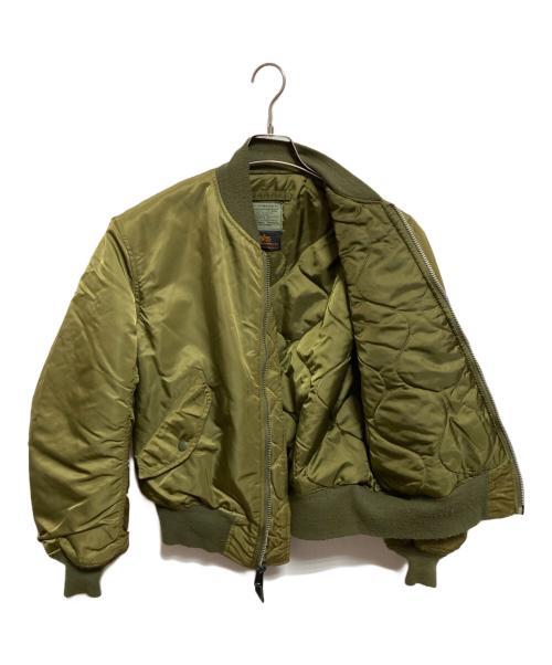 ALPHA（アルファ）ALPHA (アルファ) MA-1ジャケット オリーブ サイズ:Mの古着・服飾アイテム