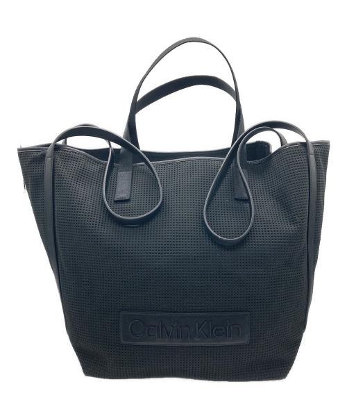 Calvin Klein（カルバンクライン）Calvin Klein (カルバンクライン) CK SUMMER SHOPPER LG ブラック 未使用品の古着・服飾アイテム