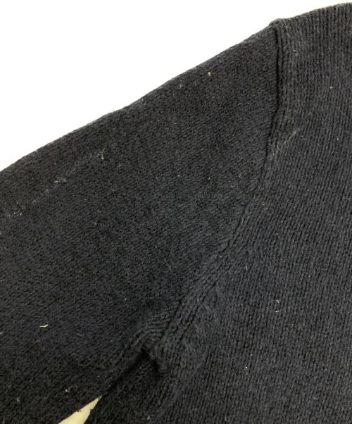 POLO RALPH LAUREN（ポロ・ラルフローレン）POLO RALPH LAUREN (ポロ・ラルフローレン) コットンリネンポロベアニット ネイビー サイズ:XSの古着・服飾アイテム