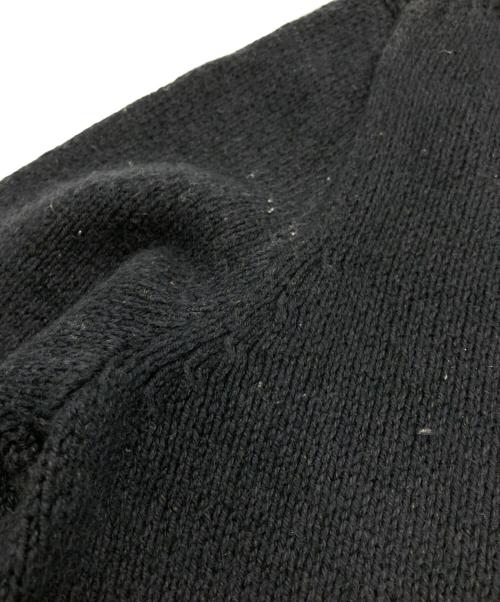 POLO RALPH LAUREN（ポロ・ラルフローレン）POLO RALPH LAUREN (ポロ・ラルフローレン) コットンリネンポロベアニット ネイビー サイズ:XSの古着・服飾アイテム