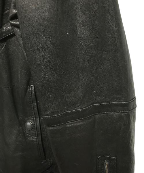 GAP（ギャップ）GAP (ギャップ) レザーライダースジャケット ブラック サイズ:Mの古着・服飾アイテム
