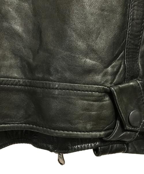 GAP（ギャップ）GAP (ギャップ) レザーライダースジャケット ブラック サイズ:Mの古着・服飾アイテム