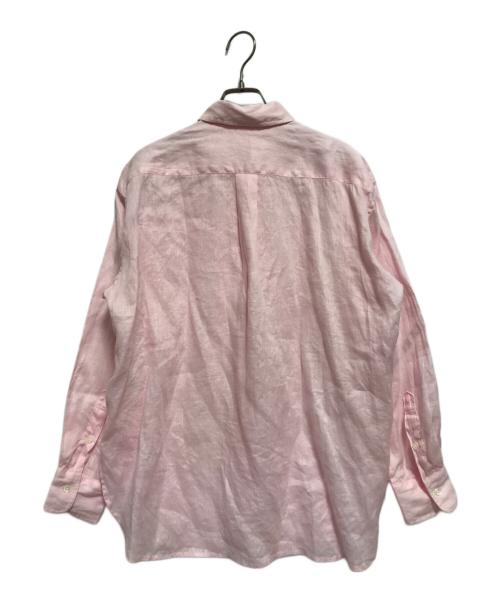 FRAMeWORK（フレームワーク）FRAMeWORK (フレームワーク) フレンチリネンレギュラーカラーシャツ ピンク サイズ:なし（下記参照）の古着・服飾アイテム