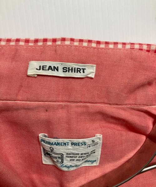 PERMANENT PRESS（パーマネントプレス）PERMANENT PRESS (パーマネントプレス) 60-70sチェックシャツ ピンク×ホワイト サイズ:Sの古着・服飾アイテム