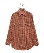 LEVI'Sリーバイス）の古着「長袖シャツ」｜オレンジ×ホワイト