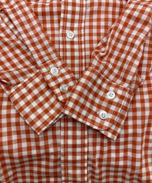 LEVI'S（リーバイス）LEVI'S (リーバイス) 長袖シャツ オレンジ×ホワイト サイズ:なし(下記参照)の古着・服飾アイテム