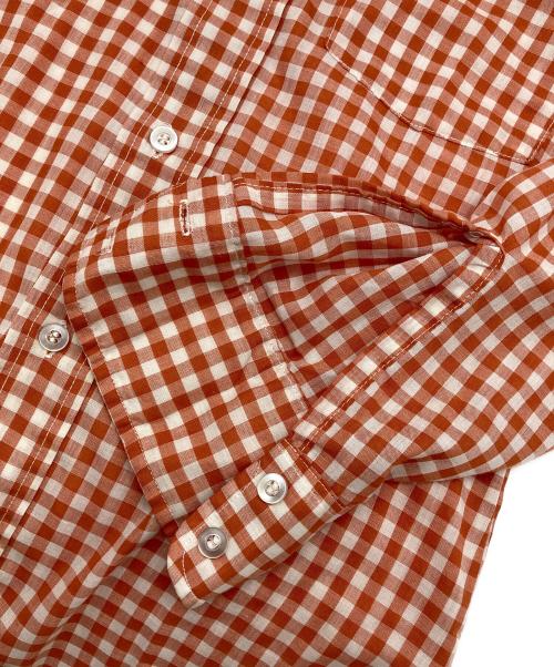 LEVI'S（リーバイス）LEVI'S (リーバイス) 長袖シャツ オレンジ×ホワイト サイズ:なし(下記参照)の古着・服飾アイテム
