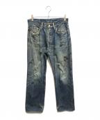 Y's AT WORKワイズアットワーク）の古着「セルビッチデニムパンツ」｜インディゴ