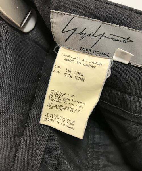 Yohji Yamamoto pour homme（ヨウジヤマモト プールオム）Yohji Yamamoto pour homme (ヨウジヤマモト プールオム) チェックパンツ グレー サイズ:SIZE 2の古着・服飾アイテム