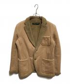 COMME des GARCONS HOMMEコムデギャルソン オム）の古着「裏ボアジャケット」｜ベージュ