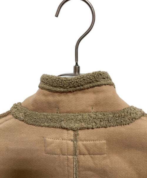 COMME des GARCONS HOMME（コムデギャルソン オム）COMME des GARCONS HOMME (コムデギャルソン オム) 裏ボアジャケット ベージュ サイズ:Mの古着・服飾アイテム