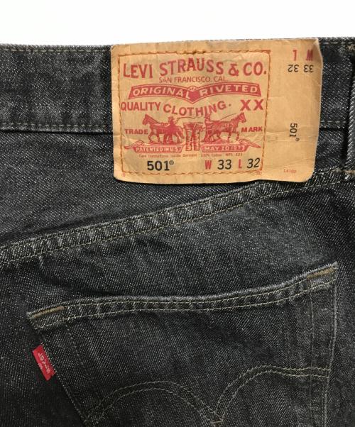 LEVI'S（リーバイス）LEVI'S (リーバイス) 501デニムパンツ ブラック サイズ:83.5cm (W33）の古着・服飾アイテム