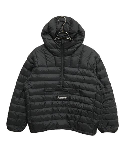 SUPREME（シュプリーム）Supreme (シュプリーム) Micro Down Half Zip Hooded Pullover ブラック サイズ:Mの古着・服飾アイテム