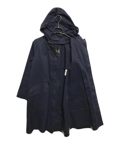 104 MACKINTOSH（104マッキントッシュ）104 MACKINTOSH (104マッキントッシュ) ゴム引きコート ネイビー サイズ:下記参照の古着・服飾アイテム