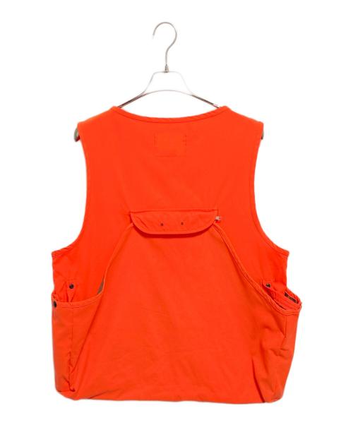 IDEAL（イデアル）Ideal (イデアル) ハンティングベスト オレンジ サイズ:Lの古着・服飾アイテム