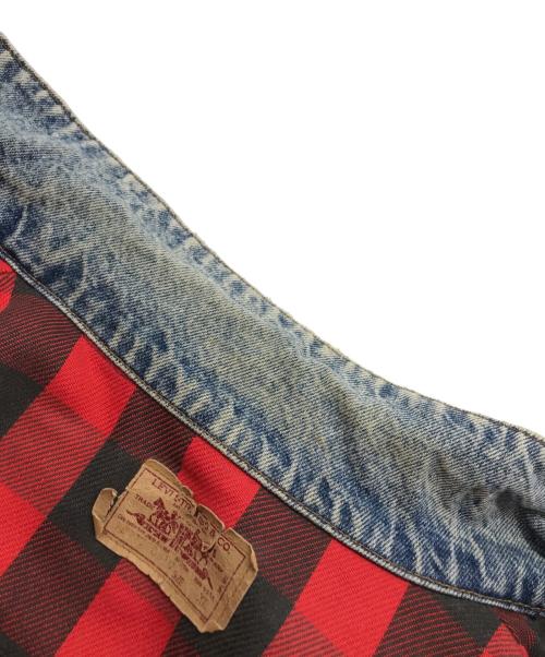 LEVI'S（リーバイス）LEVI'S (リーバイス) 裏ネルデニムジャケット インディゴ サイズ:XLの古着・服飾アイテム