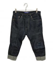 COMME des GARCONS JUNYA WATANABE MAN（コム デ ギャルソン ジュンヤ ワタナベ マン）の古着「クロップドデニムパンツ」｜インディゴ
