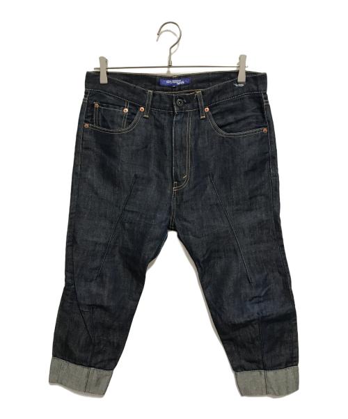 COMME des GARCONS JUNYA WATANABE MAN（コム デ ギャルソン ジュンヤ ワタナベ マン）COMME des GARCONS JUNYA WATANABE MAN (コムデギャルソンジュンヤワタナベマン) クロップドデニムパンツ インディゴ サイズ:Sの古着・服飾アイテム