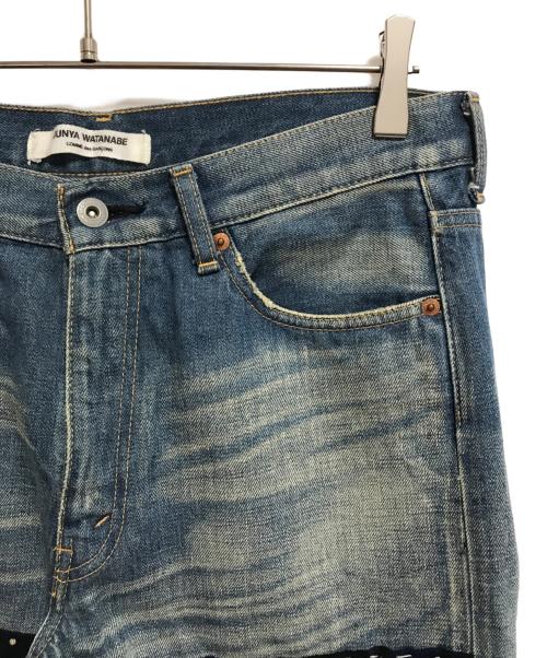 JUNYA WATANABE COMME des GARCONS（(ジュンヤワタナベ コムデギャルソン）JUNYA WATANABE COMME des GARCONS ((ジュンヤワタナベ コムデギャルソン) パッチワークデニムパンツ インディゴ サイズ:Mの古着・服飾アイテム