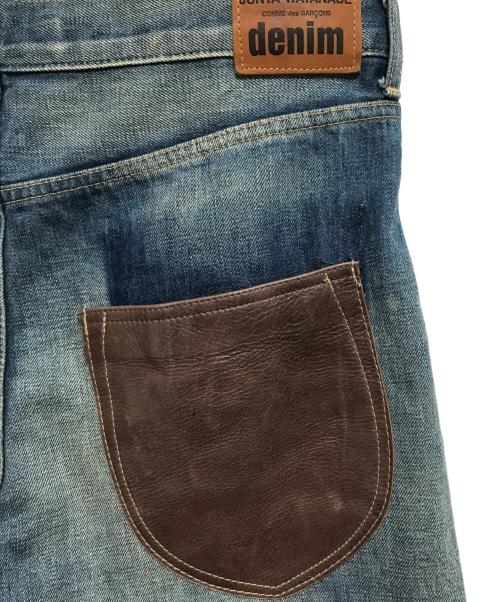JUNYA WATANABE COMME des GARCONS（(ジュンヤワタナベ コムデギャルソン）JUNYA WATANABE COMME des GARCONS ((ジュンヤワタナベ コムデギャルソン) パッチワークデニムパンツ インディゴ サイズ:Mの古着・服飾アイテム