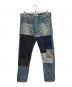 JUNYA WATANABE COMME des GARCONS（(ジュンヤワタナベ コムデギャルソン）の古着「パッチワークデニムパンツ」｜インディゴ