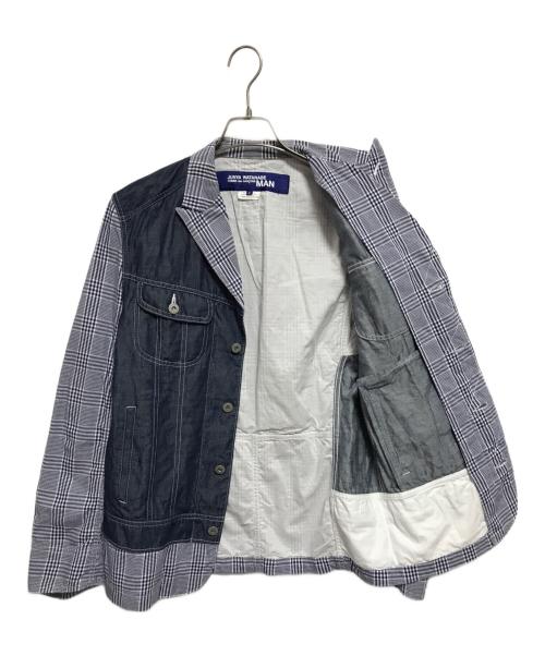 COMME des GARCONS JUNYA WATANABE MAN（コムデギャルソンジュンヤワタナベマン）COMME des GARCONS JUNYA WATANABE MAN (コム デ ギャルソン ジュンヤ ワタナベ マン) 切替ジャケット インディゴ サイズ:Sの古着・服飾アイテム
