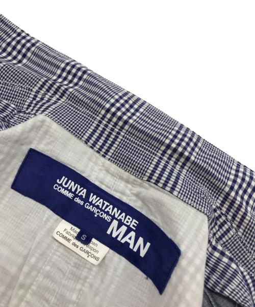 COMME des GARCONS JUNYA WATANABE MAN（コムデギャルソンジュンヤワタナベマン）COMME des GARCONS JUNYA WATANABE MAN (コム デ ギャルソン ジュンヤ ワタナベ マン) 切替ジャケット インディゴ サイズ:Sの古着・服飾アイテム